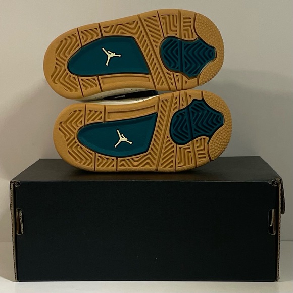 ❌SOLD❌[BRAND NEW] AIR JORDAN 4 RETRO CACAO WOW TODDLER SHOES SIZE 5C SNEAKERS 🥥 - Picture 12 of 15